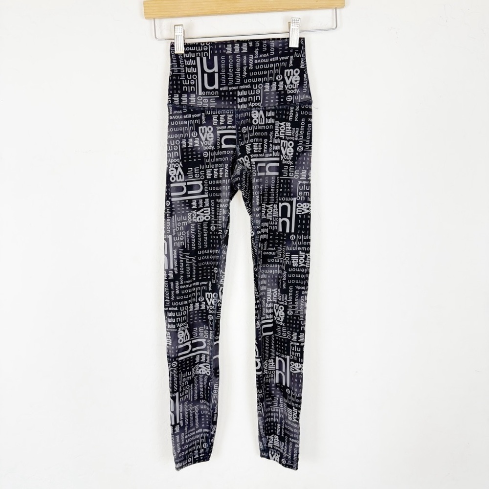 Lululemon Wunder Train High-Rise Crop 23" Lululemon Ombre Black Multi